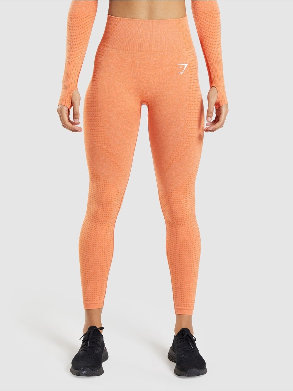 Gymshark orange Vital Seamless 2.0 Leggings Size S